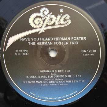 LP The Herman Foster Trio: Have You Heard Herman Foster