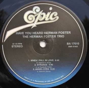 LP The Herman Foster Trio: Have You Heard Herman Foster