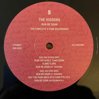 LP The Higsons: Run Me Down (The Complete 2-Tone Recordings) LTD