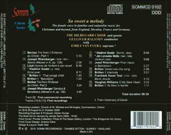 CD Emily Van Evera: So Sweet A Melody