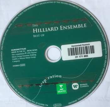 CD The Hilliard Ensemble: Best Of