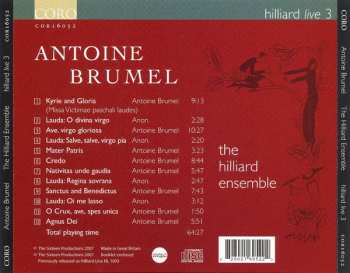 CD The Hilliard Ensemble: Antoine Brumel