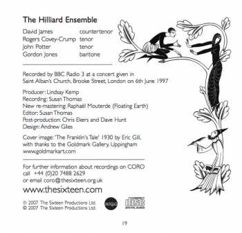 CD The Hilliard Ensemble: Antoine Brumel