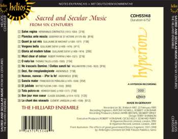 CD The Hilliard Ensemble: Sacred And Secular Music From Six Centuries