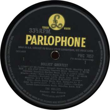 LP The Hollies: Hollies' Greatest