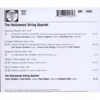 CD The Hollywood String Quartet: Ravel · Debussy · Turina · Villa-Lobos · Creston