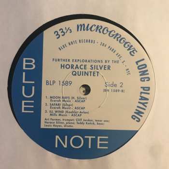 LP The Horace Silver Quintet: Further Explorations LTD