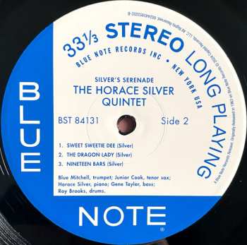 LP The Horace Silver Quintet: Silver's Serenade