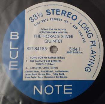 LP The Horace Silver Quintet: Song For My Father (Cantiga Para Meu Pai)