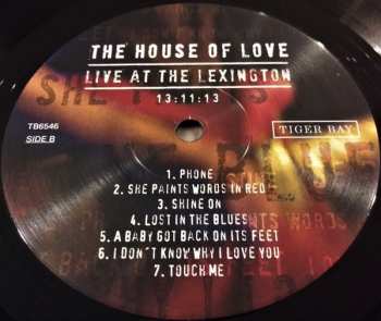 LP The House Of Love: Live At The Lexington 13:11:13