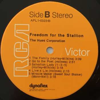 LP The Hues Corporation: Freedom For The Stallion