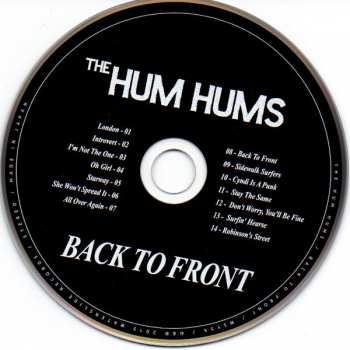 CD The Hum Hums: Back To Front