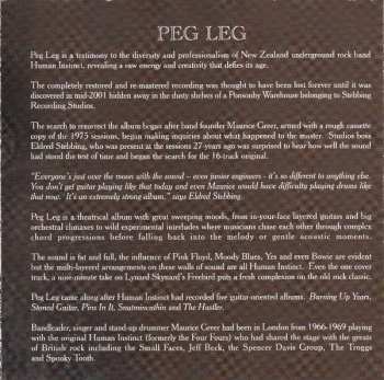 CD The Human Instinct: Peg Leg (The Lost Tapes)