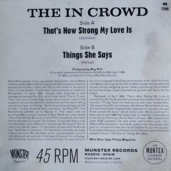 SP The In Crowd: That's How Strong My Love Is