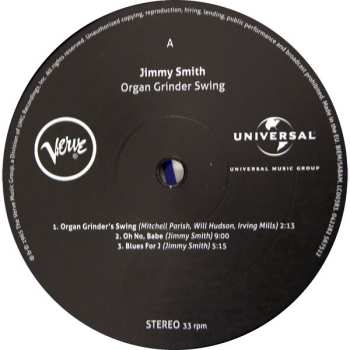 LP Jimmy Smith: Organ Grinder Swing
