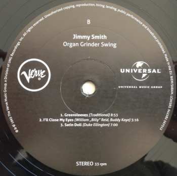 LP Jimmy Smith: Organ Grinder Swing