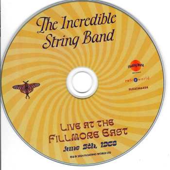 CD The Incredible String Band: Live At The Fillmore East (June 5th,1968)