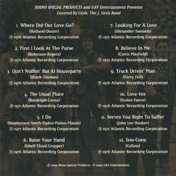 CD The J. Geils Band: Covered By Geils