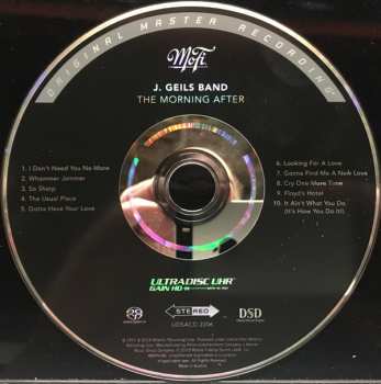 SACD The J. Geils Band: The Morning After LTD | NUM