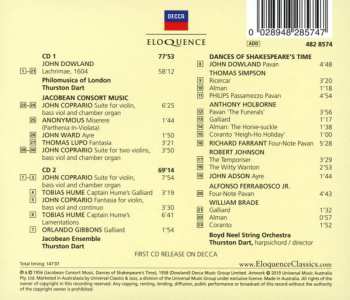CD The Jacobean Ensemble: Consort Music