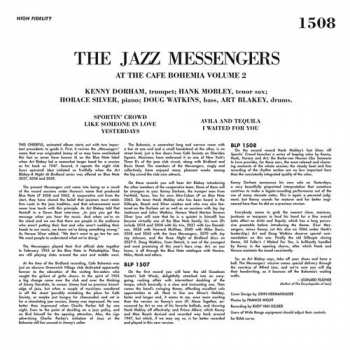 LP Art Blakey & The Jazz Messengers: At The Café Bohemia Volume 2 LTD