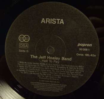 LP The Jeff Healey Band: Hell To Pay