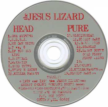 CD The Jesus Lizard: Head/Pure