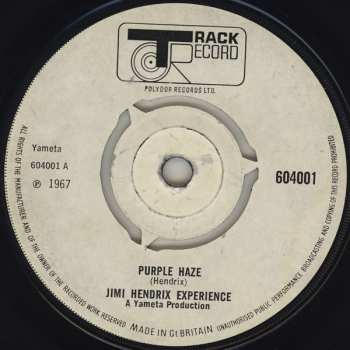 Album The Jimi Hendrix Experience: Purple Haze