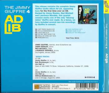 CD The Jimmy Giuffre 4: Ad Lib