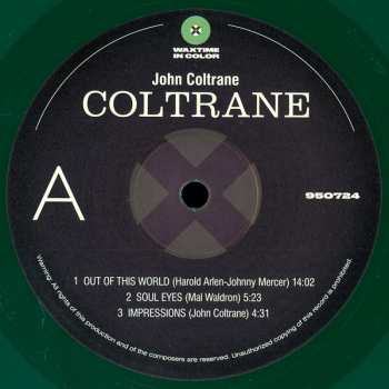 LP The John Coltrane Quartet: Coltrane LTD | CLR
