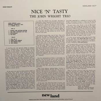 LP The John Wright Trio: Nice 'N' Tasty