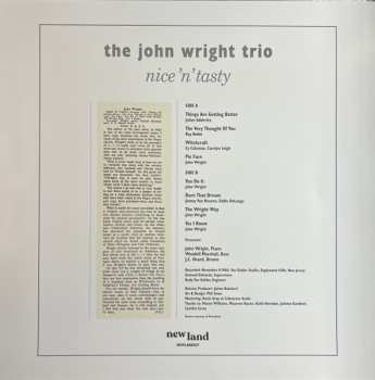 LP The John Wright Trio: Nice 'N' Tasty