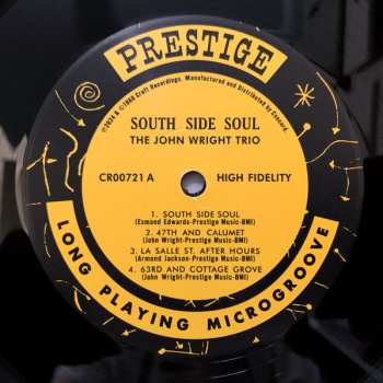 LP The John Wright Trio: South Side Soul