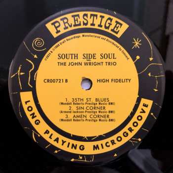 LP The John Wright Trio: South Side Soul