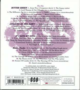 2CD The Johnstons: Bitter Green/Colours of the Dawn/If I Sang My Song + Bonus Tracks