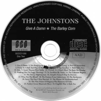 2CD The Johnstons: The Johnstons • Give A Damn • The Barleycorn