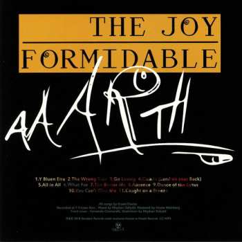 LP The Joy Formidable: AAARTH CLR | LTD