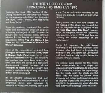 CD The Keith Tippett Group: How Long This Time?  Live 1970 LTD