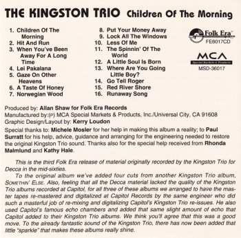 CD Kingston Trio: Children Of The Morning