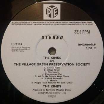 LP The Kinks: The Kinks Are The Village Green Preservation Society