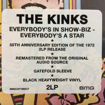 2LP The Kinks: Everybody's In Showbiz - Everybody's A Star