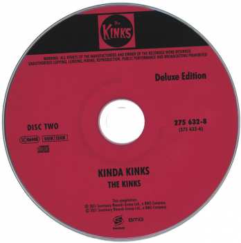 2CD The Kinks: Kinda Kinks DLX