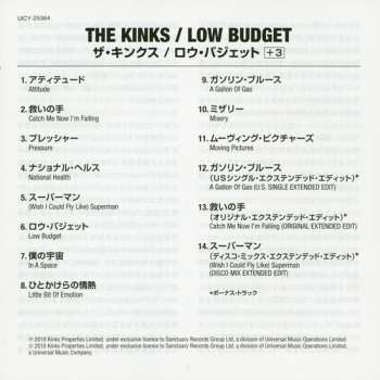 CD The Kinks: Low Budget 