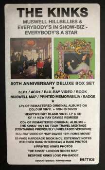6LP/4CD/Doos/Blu-ray The Kinks: Muswell Hillbillies & Everybody's In Showbiz - Everybody's A Star DLX | CLR
