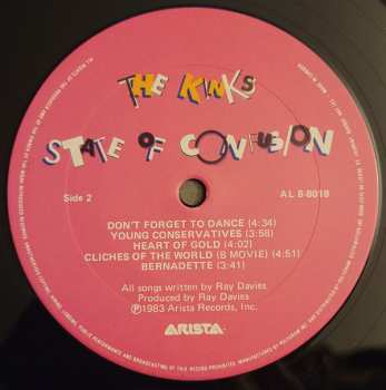 LP The Kinks: State Of Confusion LTD | CLR