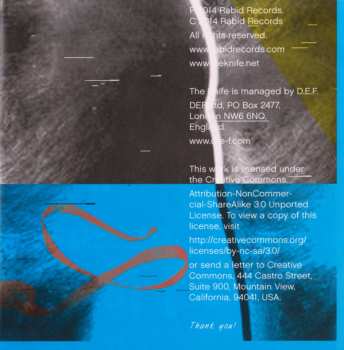 CD The Knife: Shaken Up Versions DIGI