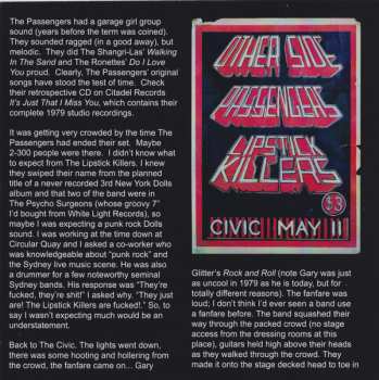2CD The Lipstick Killers: Strange Flash - Studio & Live '78-81 + Psycho Surgeons '76-78 LTD
