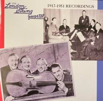 8CD/Doos London String Quartet: 1917-1951 Recordings