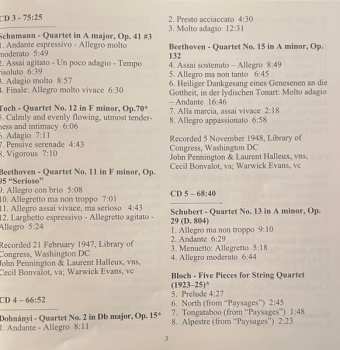 8CD/Doos London String Quartet: 1917-1951 Recordings