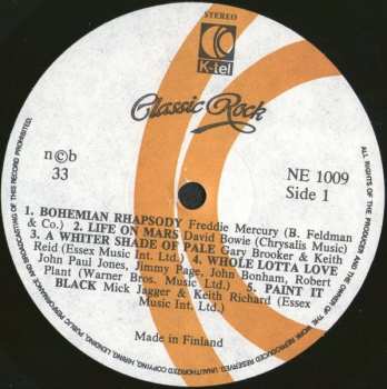 LP The London Symphony Orchestra: Classic Rock